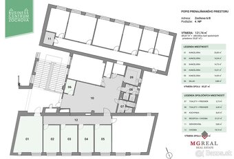 Reprezentatívne kancelárske priestory 122m2, Zochova ul., St - 6