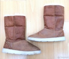 Trendy kožené čižmy UGG štýl - 6