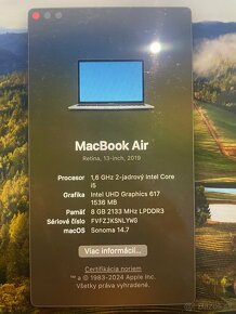 MacBook Air Retina 2019 - 128GB - 6