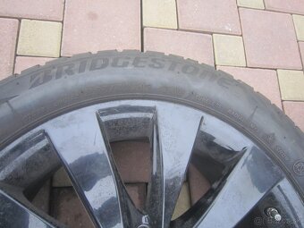 17" AL disky org. BMW4 so zim. pneu 225/50R17 94H RFT Bridg - 6