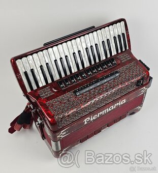 Akordeon harmonika profi Piermaria + Kompletné Midi Limex G5 - 6