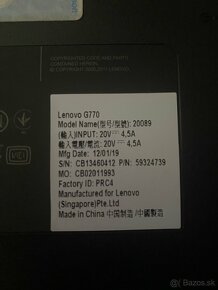 Lenovo G770 - 6