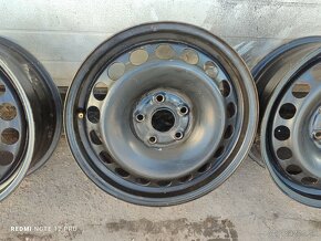 5x112 R16,  ET51  6.5J plechové disky Golf, Octavia - 6