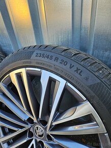 Zimní alu kola Merope 20" Škoda Kodiaq L&K 235/45 R20 - 6