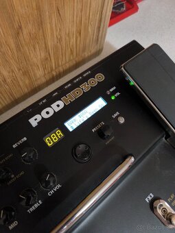 Predám gitarový multiefekt  Line 6 HD300 - 6