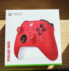 Xbox series x fialový a červený ovládač controller - 6