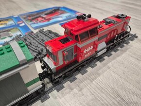 LEGO VLAK 3677 Red Cargo Train - 6