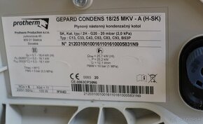 PROTHERM GEPARD CONDENS 18/25 MKV  Na teplú vodu aj radiator - 6