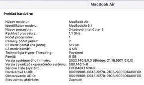 MacBook Air, 13'  2020 - vo výbornom stave - 6