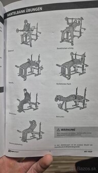 Lavička na cvičenie,činky,boxovací mech+šibenica - 6