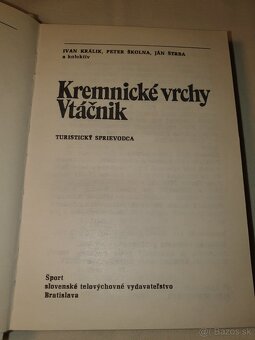 KREMNICKÉ VRCHY A VTÁČNIK – TURISTICKÝ SPRIEVODCA - 6