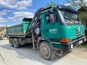 Tatra T815 s hydraulickou rukou trojstranný vyklápač - 6