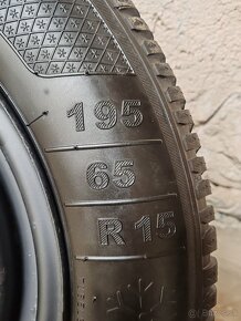 195/65 5x100 R15 zimna sada - 6