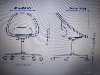 otočná stolička IKEA - 6