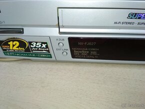 Videorekordér Panasonic NV-FJ627, 6-hlavovy, HIFI STEREO - 6