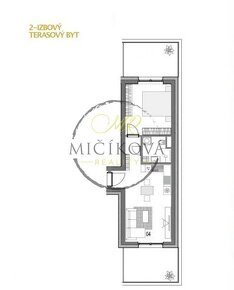 Predáme 2-izb. terasový apartmán v novostavbe, PANSKÉ POLE,  - 6