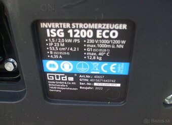 Elektrocentrala invertorova GUDE 1200 W - 6