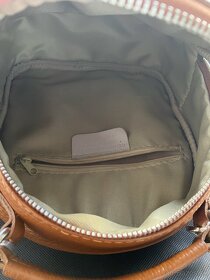 Kožený ruksak 26x23x10cm - 6