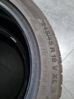 2x Continental 245/45 R18 100V zimné pneumatiky - 7