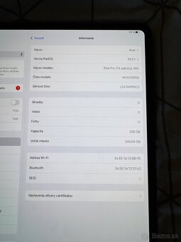 ⭐️ Apple iPad Pro 13" 256GB M4 Wi-Fi, 2 cykle batérie - 7