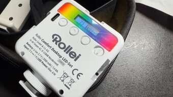 Rollei Lumis dobíjacie RGB svetlo s teleskopickým statívom - 7