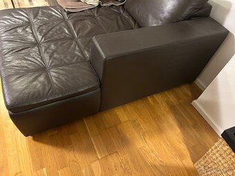 Boconcept Mezzo sedačka hnedá kožená 286x 370x 157 x 41 cm - 7