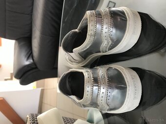 GIVENCHY originál silver dánske sneacery 37 - 7