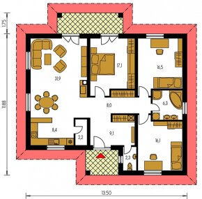 NA PREDAJ 4 IZBOVÁ NOVOSTAVBA | POZEMOK 647m² | 20KM OD KOŠÍ - 7