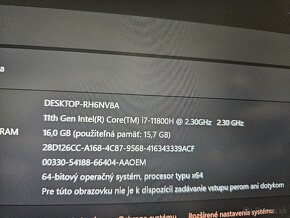 16 palcove Lenovo P1 s rtx quadro A2000 intel core i7 16gb r - 7