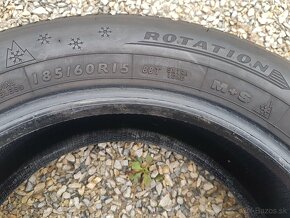 185/60 r15 zimné pneumatiky 4ks Dunlop DOT2019 - 7