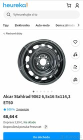 Kompletná letná sada 215/60 R16 5x114,3 - 7