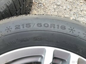 ELEKTRONY 5x112r16 obuté zimne pneu 215/60r16 - 7