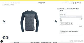 Merino tričko Devold Kvitegga Merino 230 Shirt Man - 7