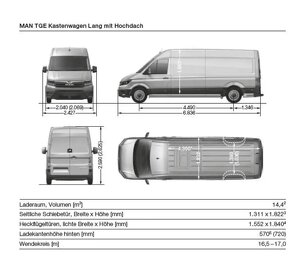 Prenajom NOVE dodavky AUTOMAT MAN TGE - 7