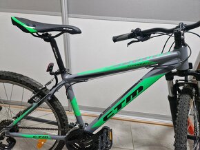 Juniorský bicykel 16" CTM Terrano 1.0 matná šedá/zelená - 7