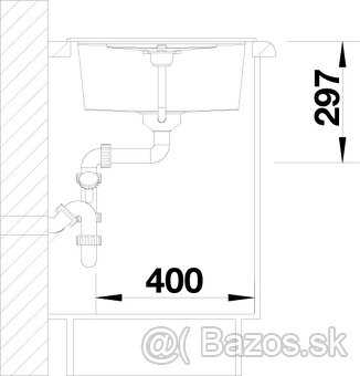 BLANCO METRA 45 S, nový kuchynský drez - 7