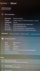 PC ASUS - Win 11 Pro, i7, 32GB, NVIDIA Quadro 4GB - 7