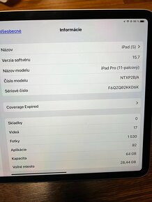 Apple Ipad Pro 11, 64 GB - 7