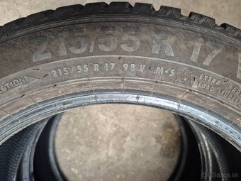 215/55 r17 zimné 2 ks SEMPERIT dezén 8,3 mm DOT2021 - 7