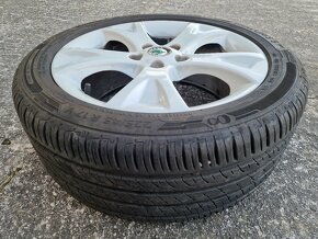 HLINÍKOVÉ DISKY ŠKODA 5x112 R17 S PNEU 225/45 R17 - 7