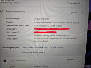 Lenovo/i5 11320H/16GB DDR4/512GB SSD/GTX 1650 4GB - 7