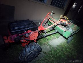 Malotraktor rotavator s príslušenstvom bubnová kosacka - 7