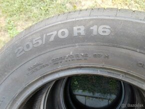 Predám letné pneumatiky Continental 205/70R16 97 - 7