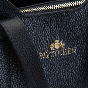 čierna minimalistická kožená kabelka wittchen - nová - 7