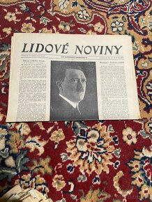 lidove noviny stare noviny historicke noviny z r. 1939 - 7