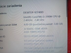 predám ntb HP / Intel core i3 / 4gb ram / ssd disk / HDMI - 7