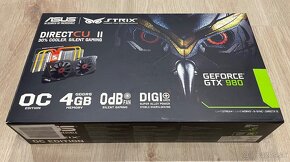 Grafická karta ASUS STRIX GTX 980 DC2OC 4G, 4GB GDDR5 - 7