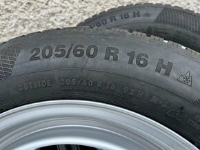 R16 zimná sada Audi A4 s pneu. Continental 205/60 R16 - 7