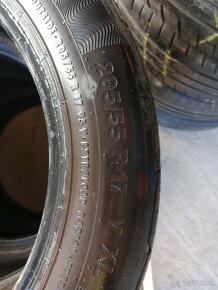 letné pneumatiky 205/55r17 - 4ks - 7