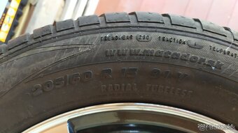 Letné pneu 4x98 R15, 6 1/2J ET 35 + pneu 205/60 Matador - 7